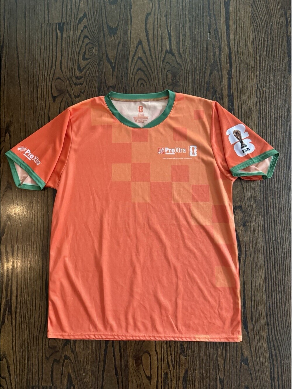 FIFA World Cup 2026 Home Depot ProXtra Supporter Jersey XL Orange #26 Soccer